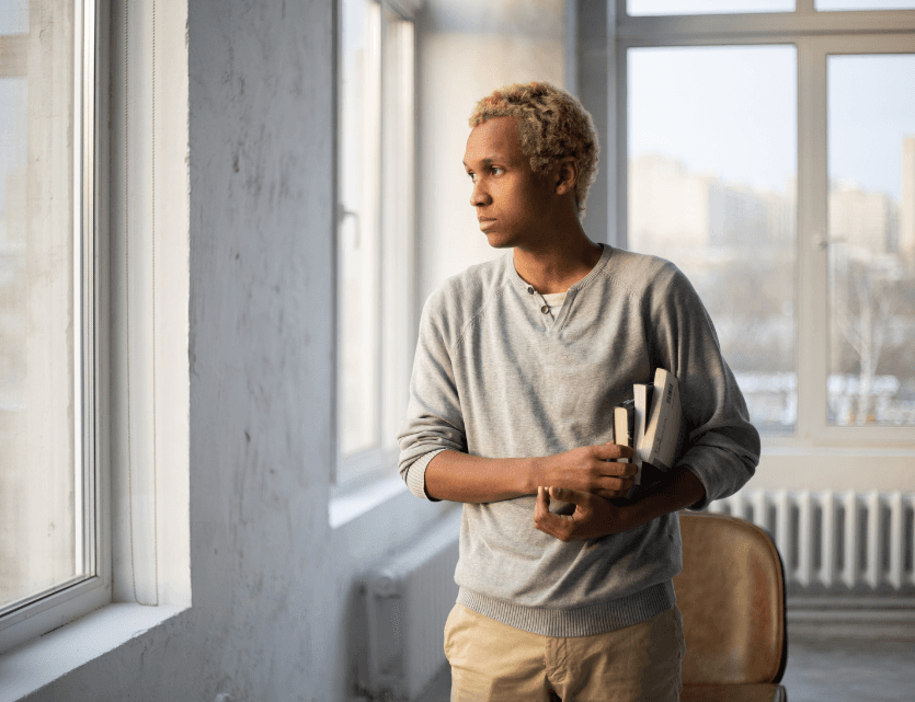 Young adult supported by Project Safe Stay